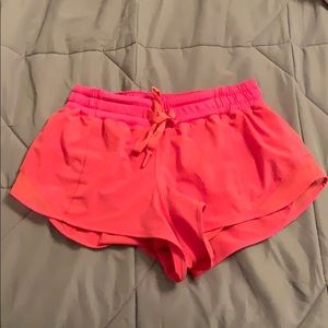 Hot Pink Lululemon shorts